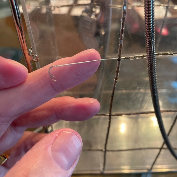 Chanel Silver Cage Bag - Picture 8 of 11